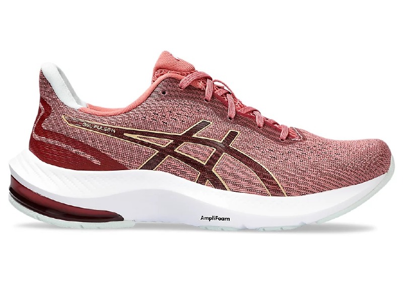 Asics Gel Pulse 14 Women s Running Shoes Light Garnet Champagne